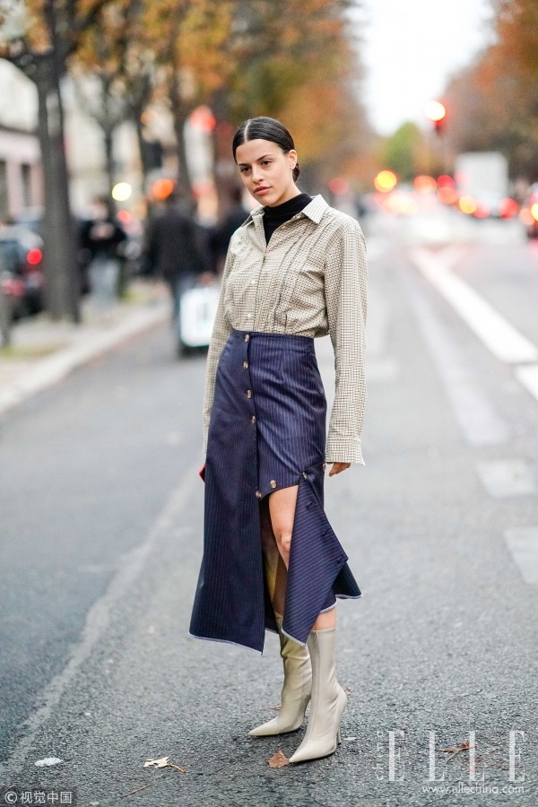 迫不及待想穿衬衫?搭毛衣外面呗