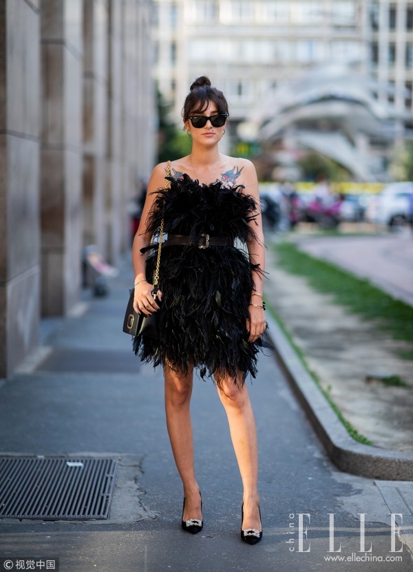 “羽毛LOOK”实不实用不谈,但宋茜穿着好看是真的!